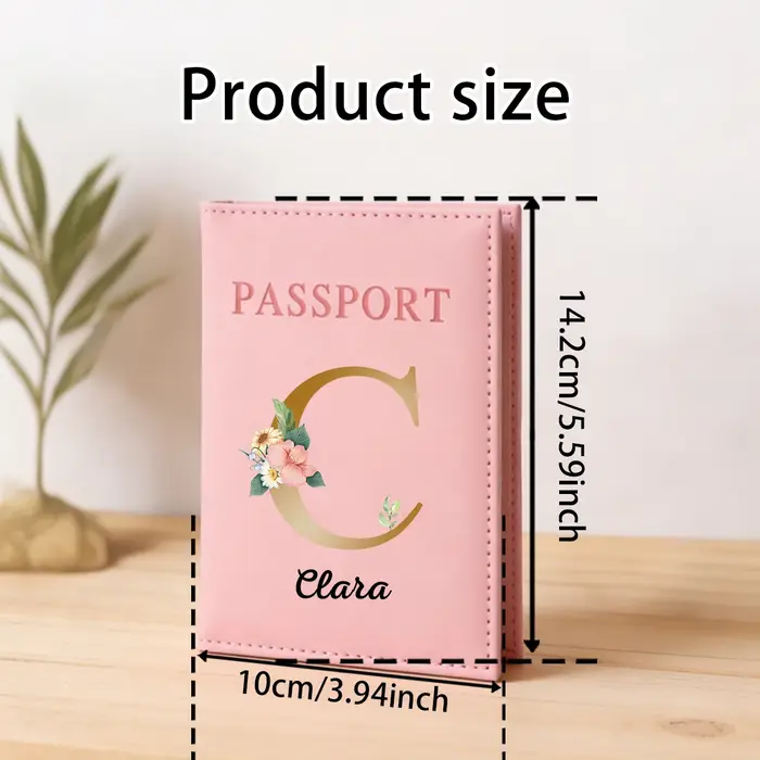 Porte-passeport personnalisé pour les voyages