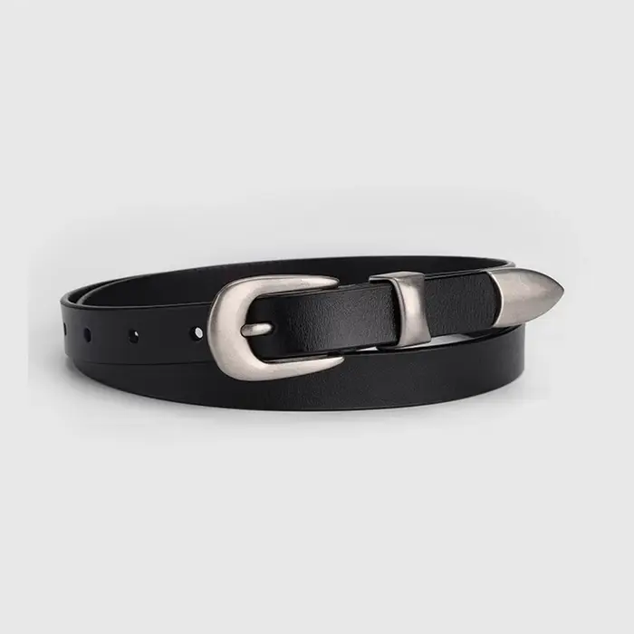 Ceinture en cuir véritable pour femmes