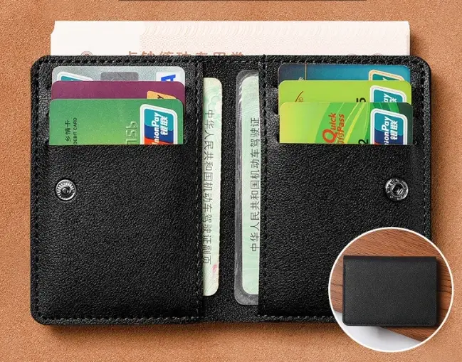 Petit portefeuille classique en cuir PU pour hommes et femmes, court et Simple, à la mode, Ultra fin