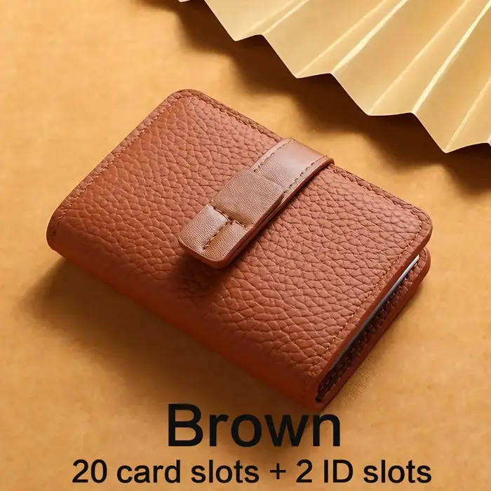 KISMIS Fashion Card Holder - Emplacements multi-cartes et conception de grande capacité