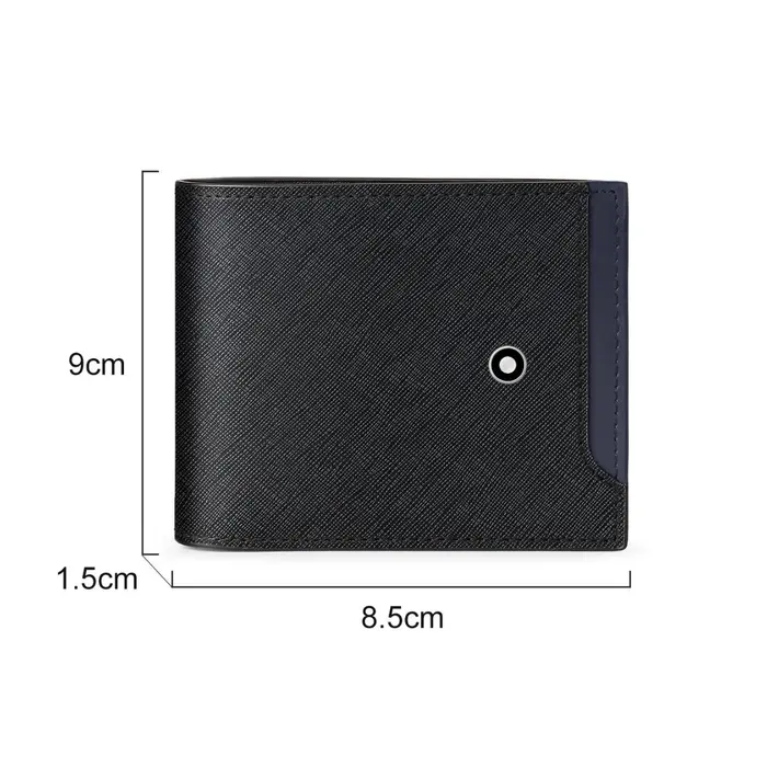 Portefeuille pour homme en cuir véritable 100% - Produit de qualité supérieure - Portefeuilles