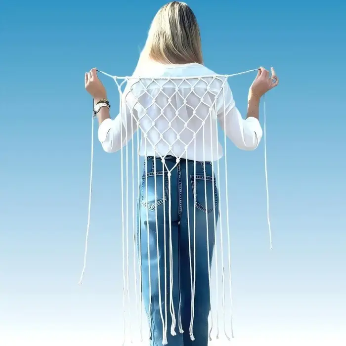 Ceinture en coton tissée à la main