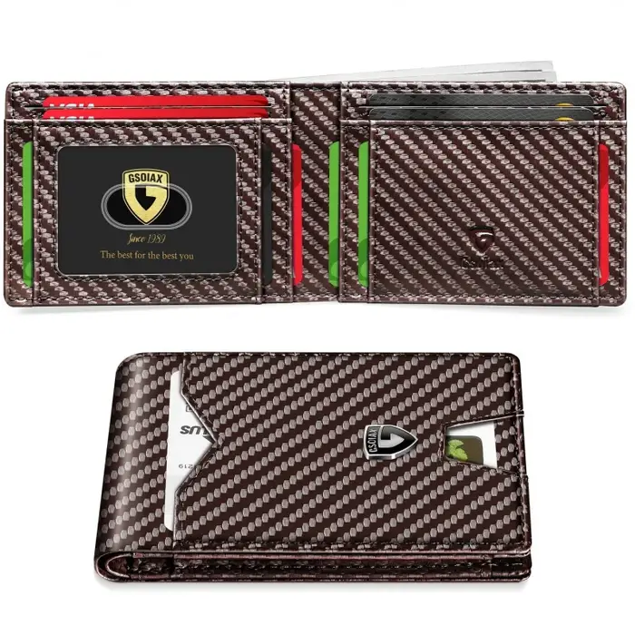 Portefeuille d'affaires porte-cartes pour hommes