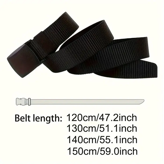 Ceinture en nylon non métallique