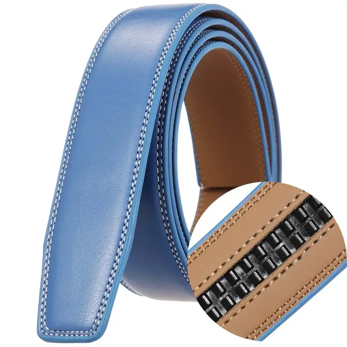 Ceinture automatique en cuir véritable pour hommes