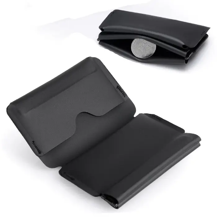 Portefeuille pliable pour hommes avec boucle magnétique multifonctionnelle