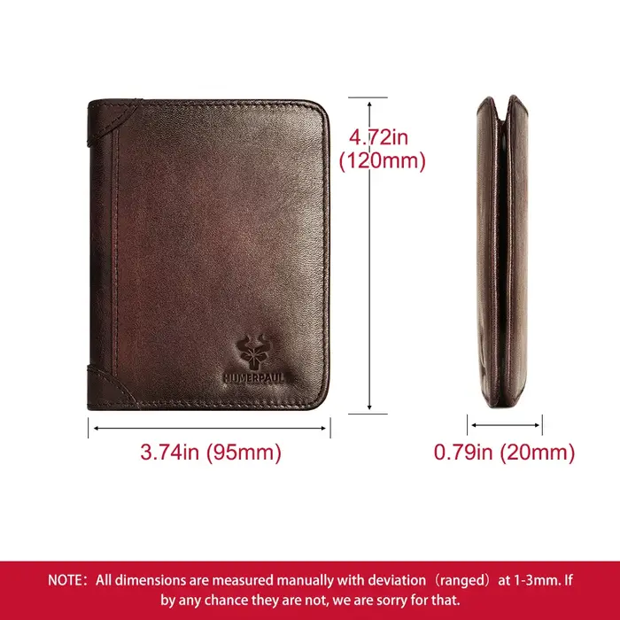 Portefeuille de style classique pour homme