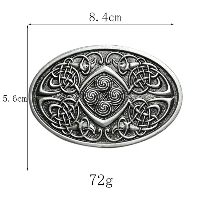 Boucle de ceinture celtique style ethnique occidental