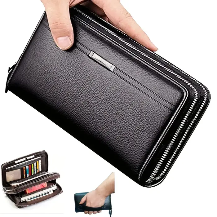 Portefeuille Long en cuir pour hommes