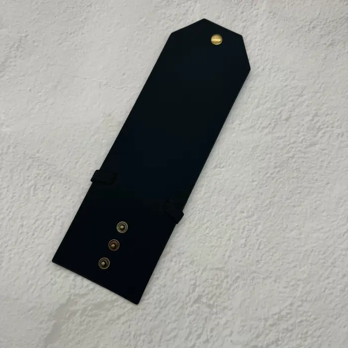 Porte-monnaie à accès rapide — Portefeuille en cuir PU / Porte-billets — Clip organisateur