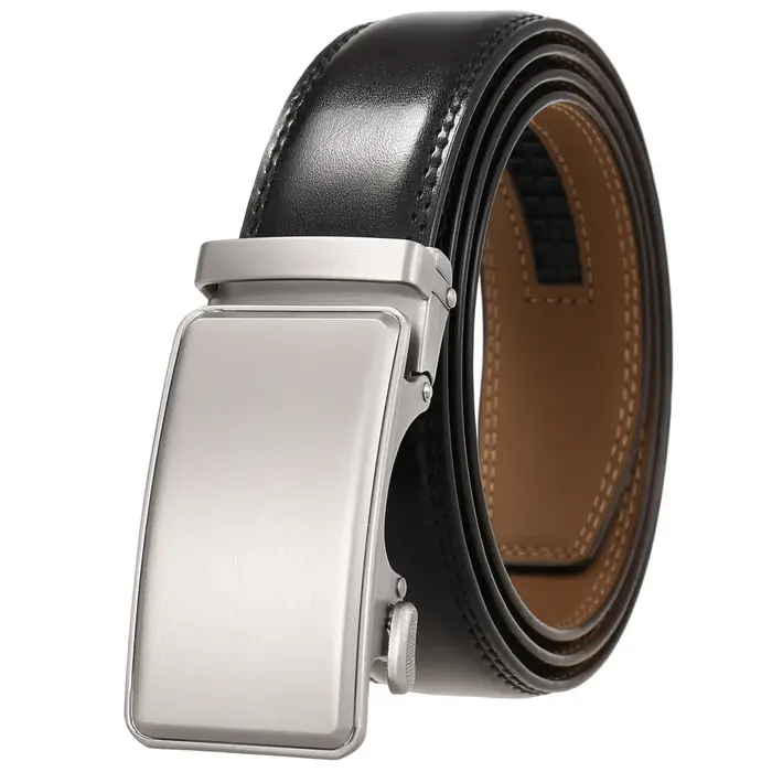 Ceinture en cuir véritable pour hommes