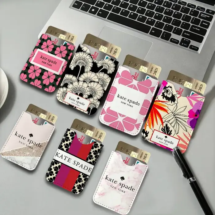 Porte-cartes en cuir léger K-Kate S-Spade