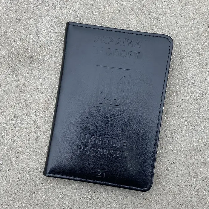 Porte-passeport en cuir PU pour hommes