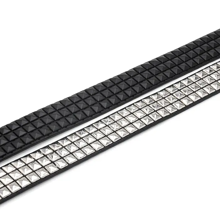 Pyramide mode Rivet ceinture hommes et femmes clouté