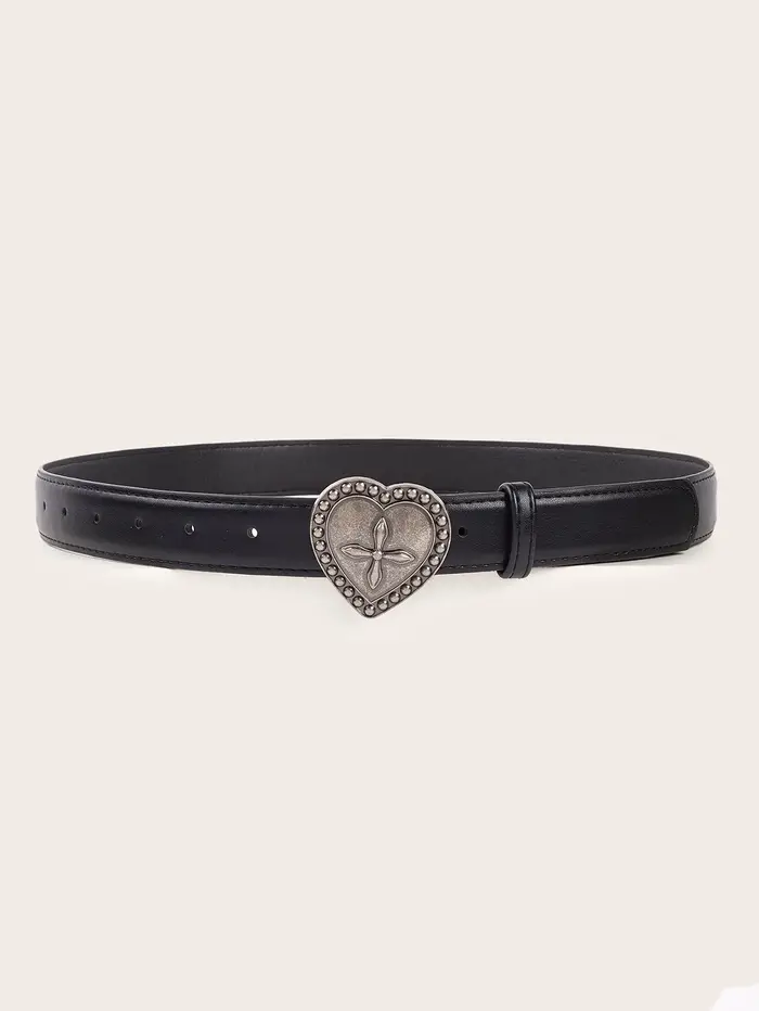 Ceinture croix coeur de pêche gothique vintage pour femmes
