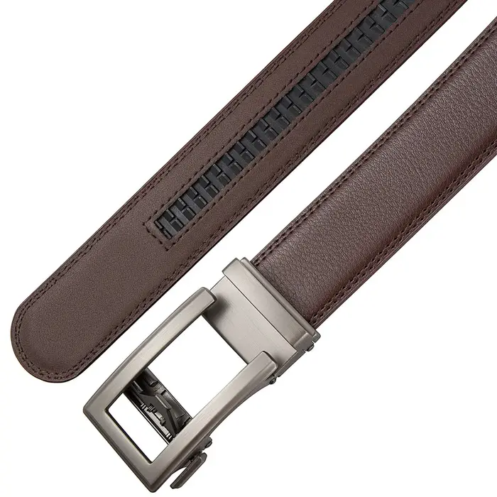Ceintures d'affaires pour hommes en cuir véritable automatique hommes ceinture de luxe sangle de taille ceintures de créateur mâle de haute qualité mode formelle