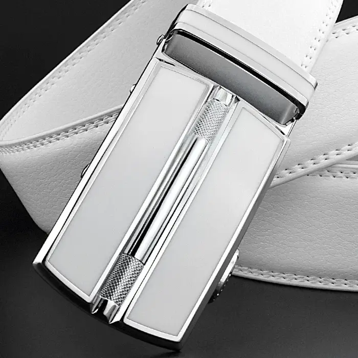Ceinture en cuir véritable unisexe pour hommes et femmes