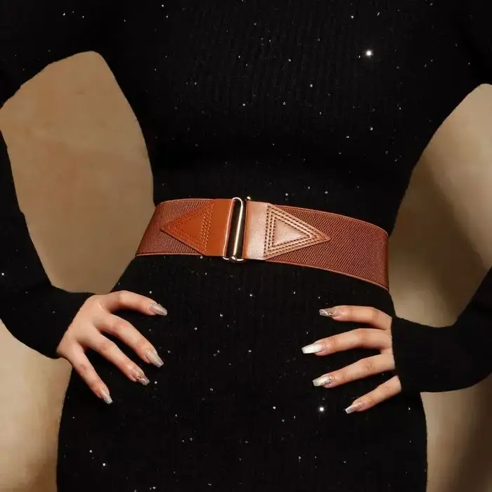 Ceinture avec ceinture élastique pour femmes