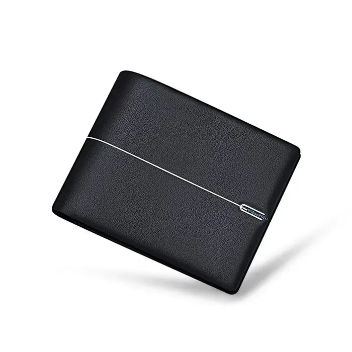 Portefeuille court en cuir de vache souple pour hommes, nouvelle marque tendance, portefeuille de lu