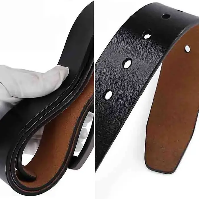 Ceinture en cuir véritable pour hommes et femmes
