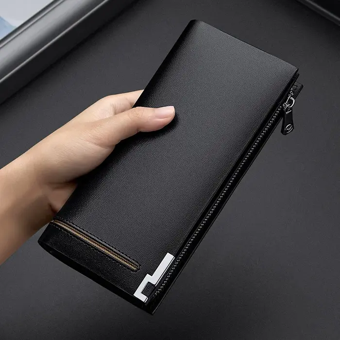 Portefeuille en cuir personnalisé pour homme