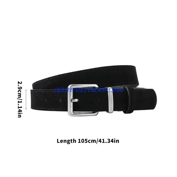 E21F – boucles ceinture en daim pour femmes