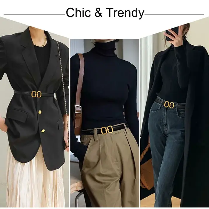 Ceinture marron d'été avec pantalon western finement assressenti