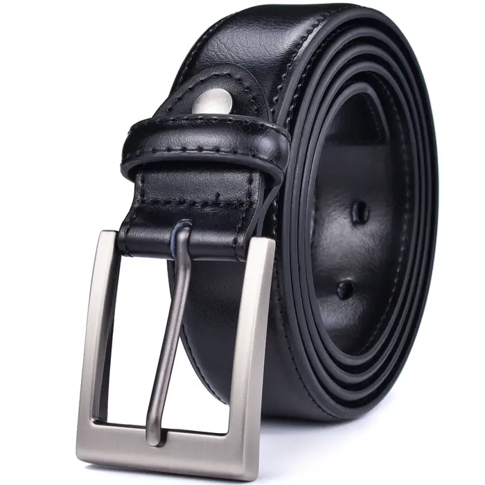Ceinture en cuir véritable pour homme, tenue classique, faite à la main, pour le travail, les affair