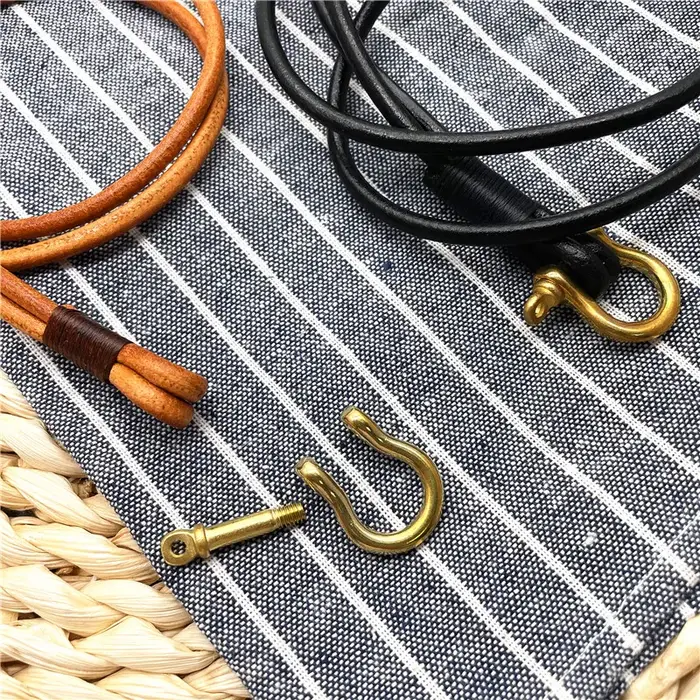 Porte-clés de voiture en cuir véritable de vache