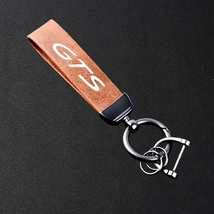 Porte-clés en cuir de voiture de haute qualité