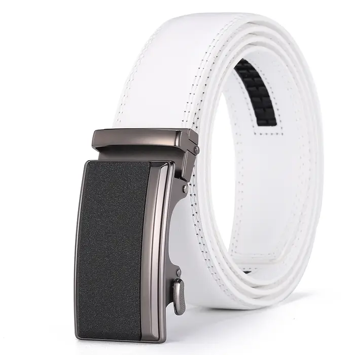 Ceinture de Golf blanche de luxe pour hommes