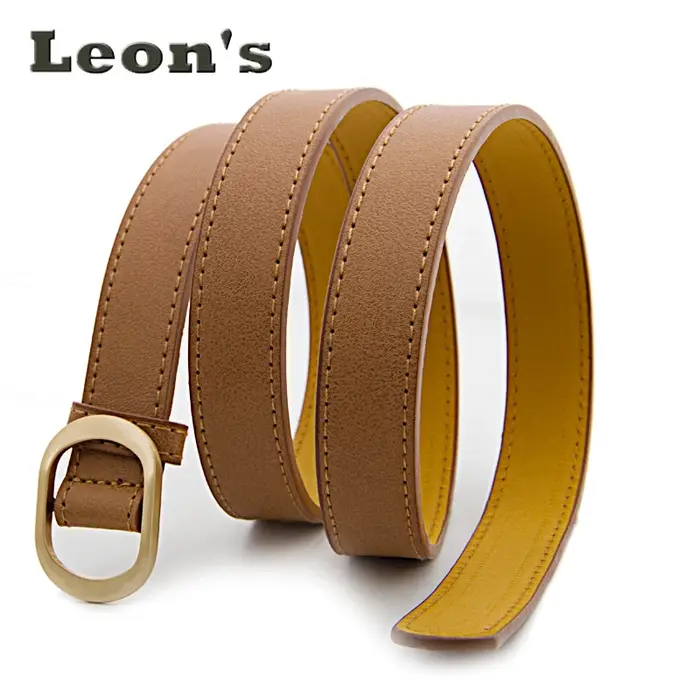 Ceinture à la mode de couleur unie pour femmes