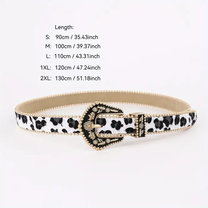1 ceinture en PU pour hommes et femmes