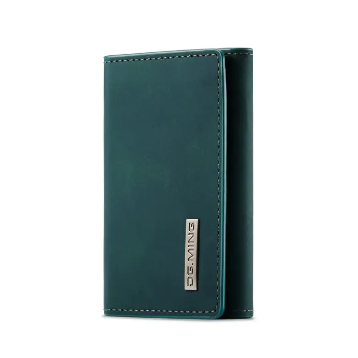 Portefeuille Marron Dg.ming Vintage en PU, Porte-cartes de Crédit Multifonctionnel à Absorption Magn