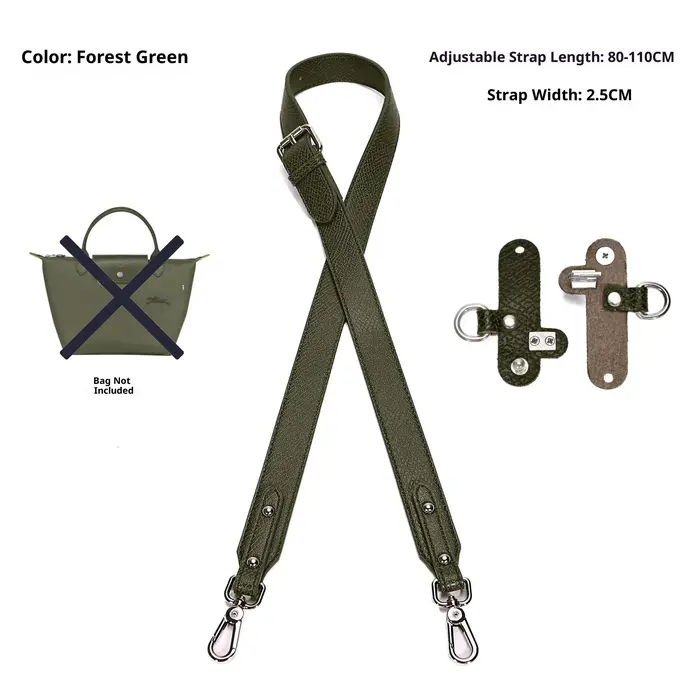 Sac en cuir bandoulière pour pochette Longchamp poignée courte MOCHA petit sac Modification sans poinçonnage sangle sac accessoires