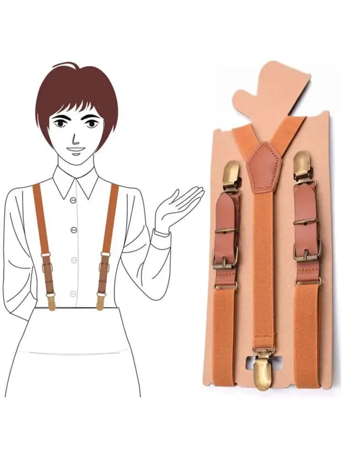 Bretelles pour hommes d'inspiration vintage avec tissage microélastique
