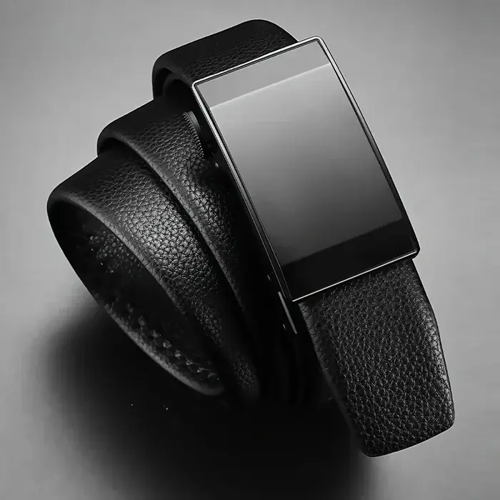 Ceinture à boucle automatique en alliage avec photo/logo personnalisé