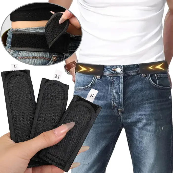 Ceintures élastiques pour hommes à boucle Velcro facile à utiliser