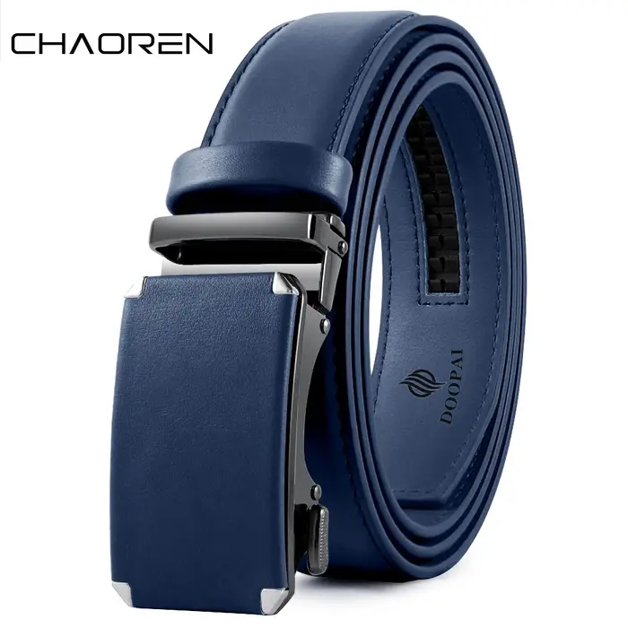 CHAOREN hommes mode ceinture en cuir véritable