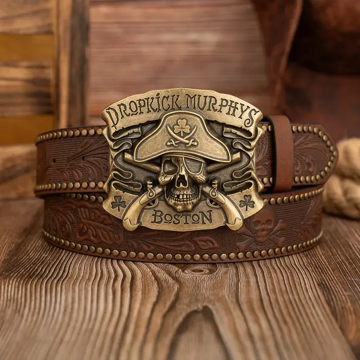Boucle de crâne de couronne de crâne de Pirate