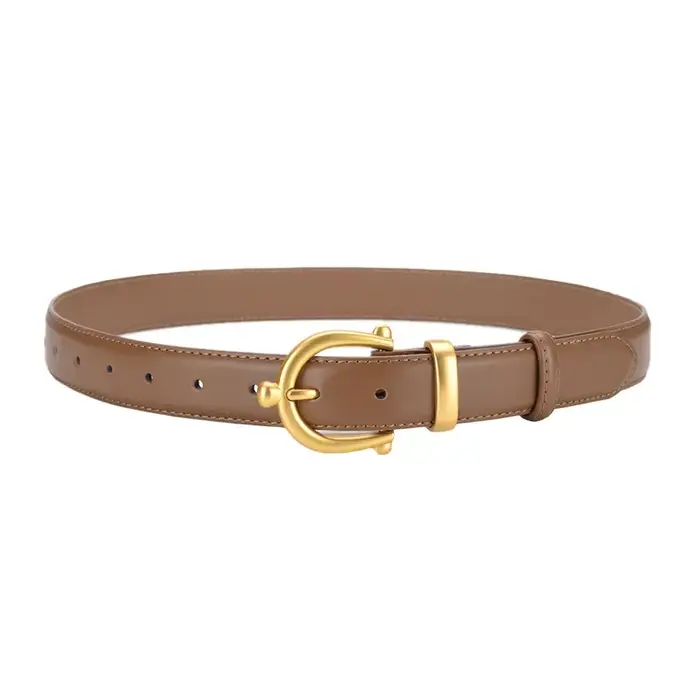 Ceinture en cuir de vache pour femmes