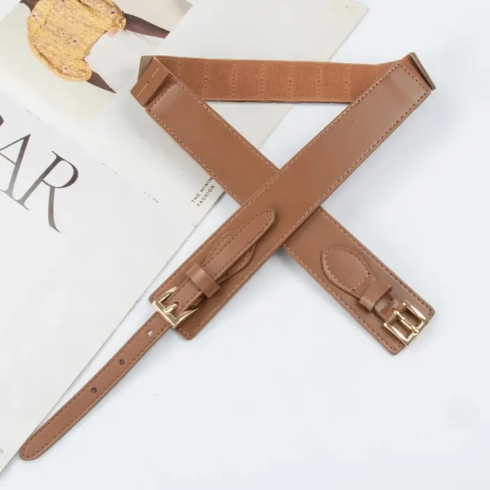 Ceintures de taille en cuir véritable pour femmes