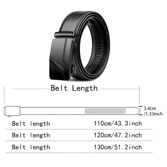 Ceinture de Luxe en Cuir PU pour Homme