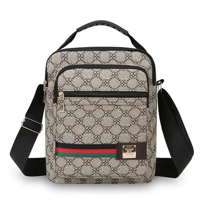 Sac bandoulière homme, nouveau modèle tendance, multi-couches, polyvalent, sac à main décontracté, s