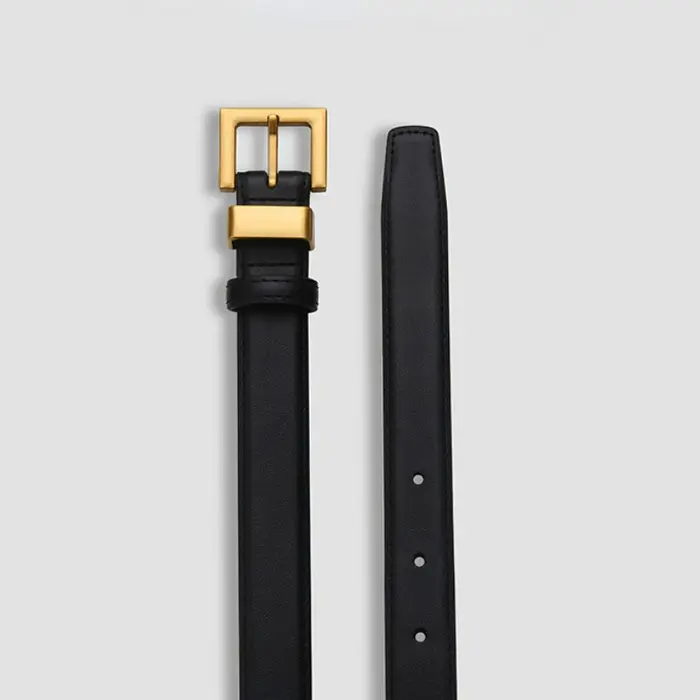 Ceinture en cuir de créateur vintage pour femme