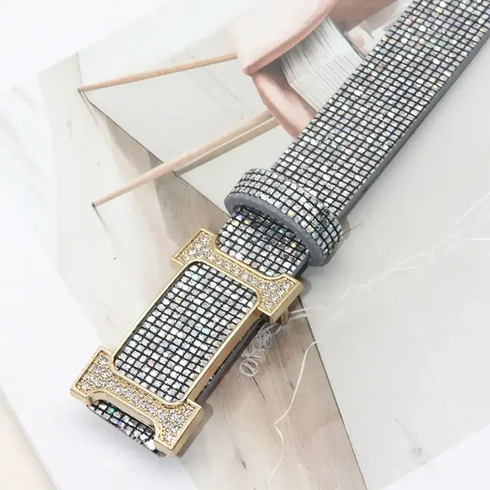 Ceinture en cuir PU pour femmes
