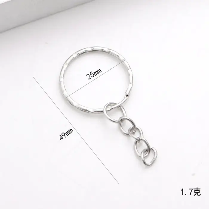 Porte-clés à quatre chaînes de 25mm, accessoires de jouets, matériel, matériaux faits à la main, bri
