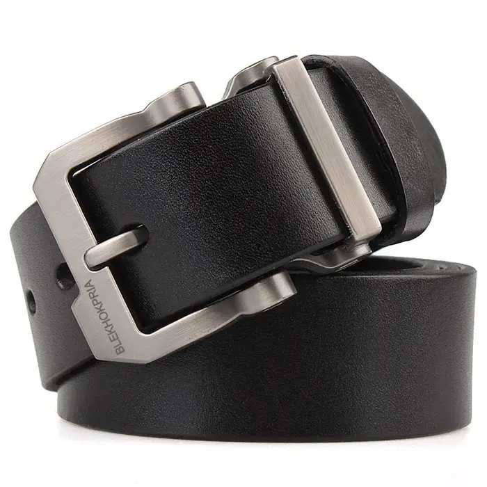 Ceintures en cuir véritable pour hommes