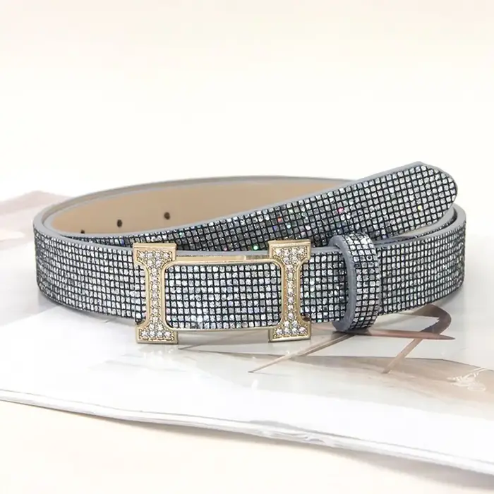Ceinture en cuir PU pour femmes