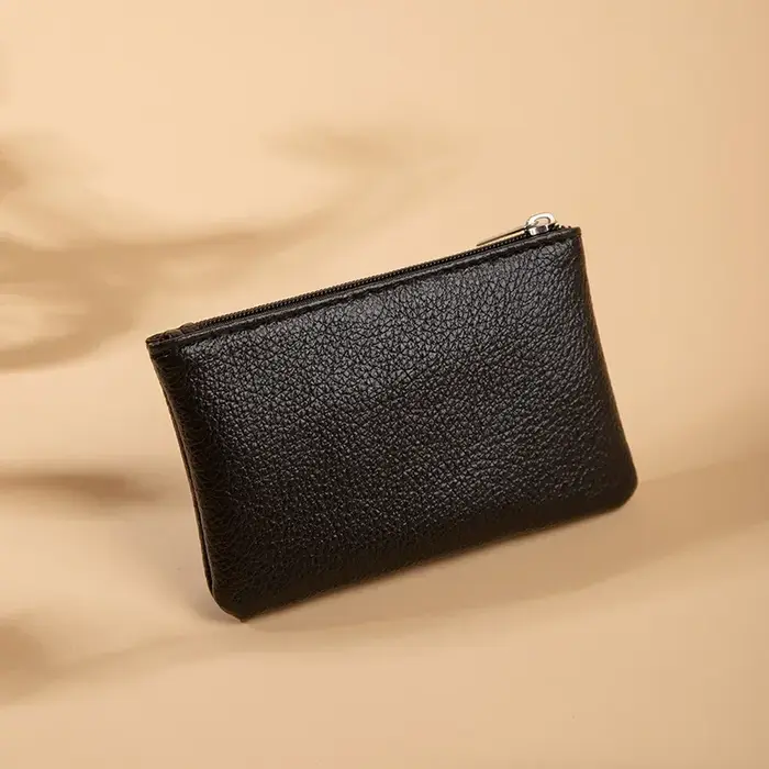 Petit porte-monnaie en cuir multifonctionnel pour femmes